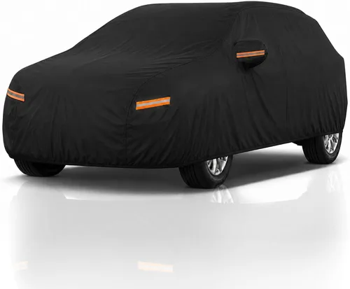 Vista 22 de X AUTOHAUX Funda de coche para Mini Cooper 2DR 2002-2021 210D-PU para exteriores, cubierta completa para todo tipo de clima, con cremallera