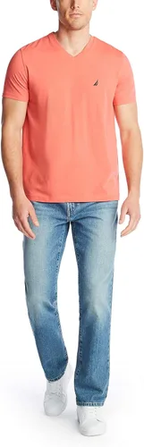 Vista 2 de Nautica Camiseta de manga corta para hombre con cuello en V