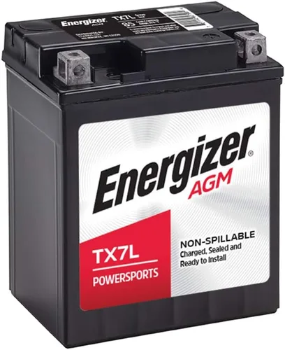 Vista 7 de Energizer Batería T7B AGM para motocicleta y ATV de 12 V, 85 amperios de arranque en frío y 6 Ahr. Reemplaza: YTX7B-BS y otros