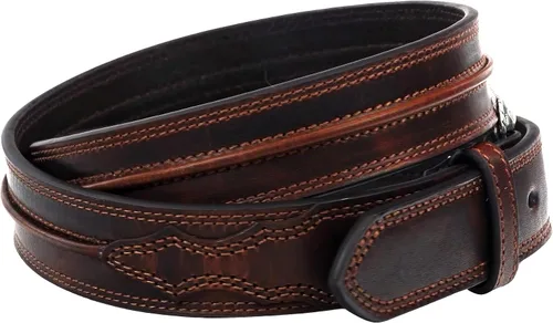 Vista 2 de Ariat Cinturón Western de cuero envejecido para hombre