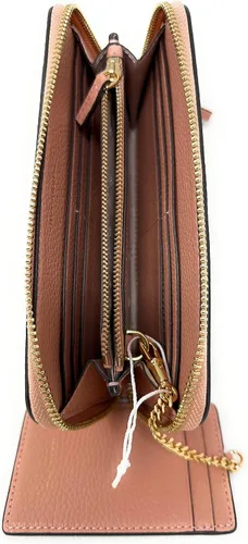 Vista 6 de Tory Birch 86004 689 Women's Long Wallet, Beige Pink, safety pink