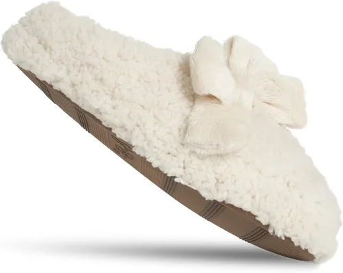 Vista 7 de Jessica Simpson Womens Plush Marshmallow Slide on House Slipper Clog with Memory Foam
