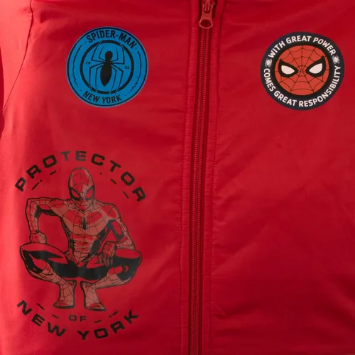 Vista 5 de Marvel Superheroes - Chaqueta bomber para niño, Spider-Man, Miles Morales, Black Panther, Ghost-Spider, Venom Bomber para niños