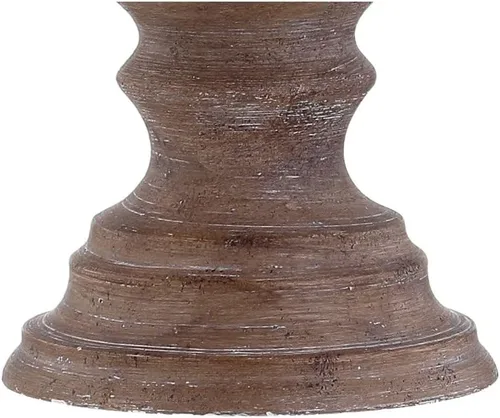 Vista 6 de JONATHAN Y Lámpara de mesa de resina sintética marrón de 26.5 pulgadas, diseño tradicional torneado de madera para sala de estar, dormitorio