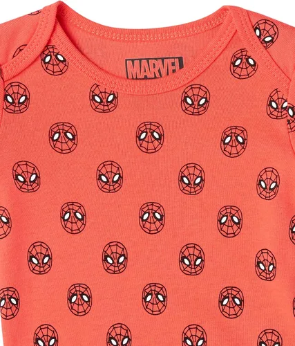 Vista 4 de Tienda Essentials Disney Marvel Star Wars Baby Boys Long-Sleeve Bodysuits Pack of 5