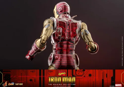Vista 9 de Hot Toys 1:6 Iron Man - Colección Origins, multicolor