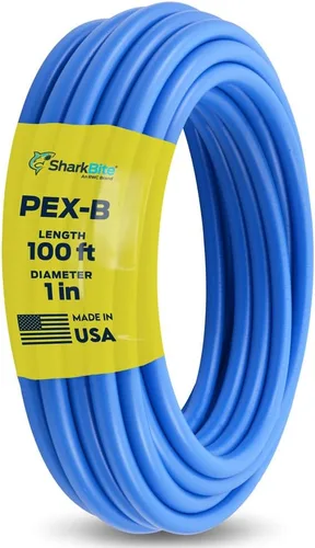 Vista 10 de SharkBite 1/2 pulgada x 100 pies azul PEX-B, tubería de agua flexible PEX para fontanería, U806B100