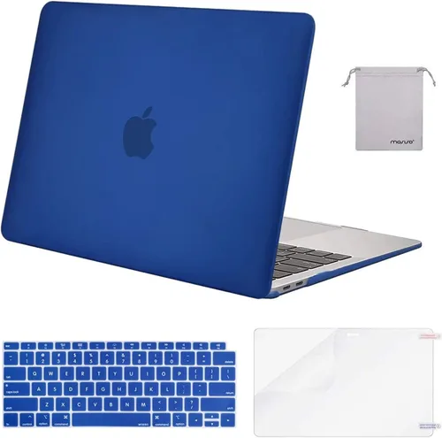 Vista 35 de MOSISO - Funda rígida y de plástico compatible con MacBook Air de 13 pulgadas versión 2022, 2021-2018, A2337 M1 A2179 A1932; con cubierta