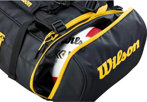 Vista 4 de Wilson Bolsas (bolsa de lona/mochila), Negro/Amarillo, Bolsa de lona