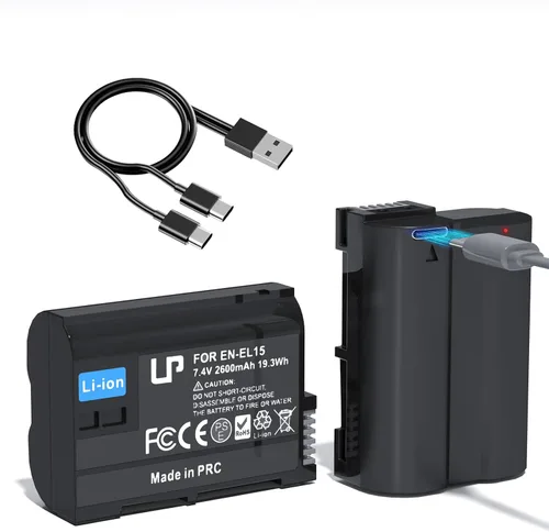 Vista 11 de LP EN-EL15C Batería de Reemplazo, 2200 mAh EN-EL15a/EN-EL15b Batería Compatible con Nikon D7500, D7200, D7100, D7000, D850, D750, D500, D810a, D810
