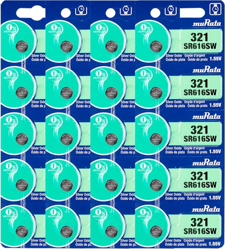 Vista 11 de Murata 321 Batería SR616SW 1.55V Celda de botón de reloj de óxido de plata (5 baterías)
