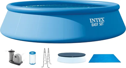Vista 14 de INTEX 28107EH Juego de piscina inflable fácil de instalar: 8 pies x 24 pulgadas - Incluye bomba de filtro de cartucho de 330 GPH
