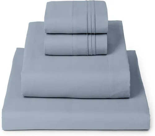 Vista 16 de Mellanni Juego de sábanas Twin XL - Juego de ropa de cama de 4 piezas de la colección icónica, (incluyendo 2 fundas de almohada), bolsillo profundo