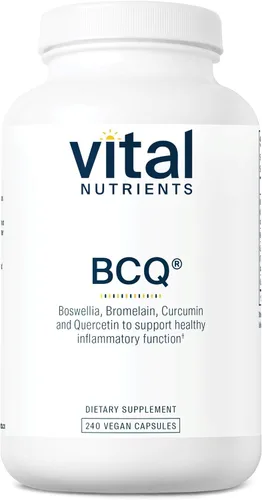 Vista 7 de Vital Nutrients BCQ Suplemento vegano de boswellia, bromelina, curcumina y quercetina Suplemento de apoyo articular Apoya la salud