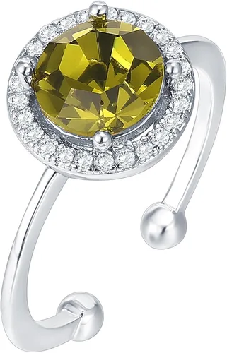 Vista 4 de PAVOI 14K Gold Plated Crystal Birthstone Rings Rings for Women