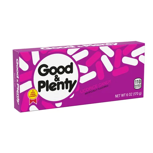 Vista 3 de Good & Pletty Candy, Dulces, sabor a regaliz negro clásico, caja de 6 onzas (paquete de 12)