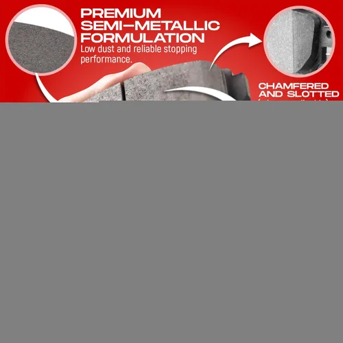 Vista 6 de R1 Concepts Frenos y rotores delanteros y traseros, accesorios incluidos, kit de pastillas de freno y rotores delanteros y traseros, compatible