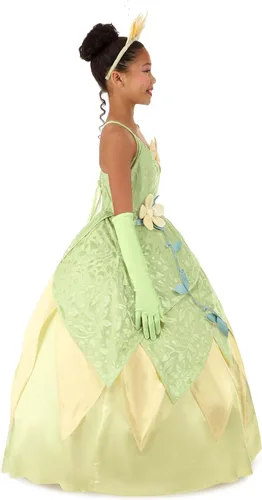 Vista 5 de Girl's Disney Deluxe Tiana Costume