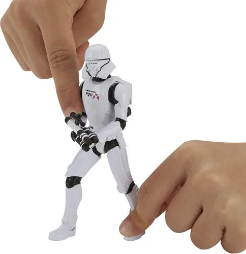 Vista 3 de STAR WARS Galaxy of Adventures The Rise of Skywalker Jet Trooper figura de acción de 5 pies con divertido movimiento de acción Blaster