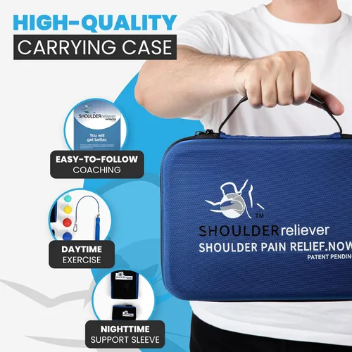 Vista 2 de Sistema de alivio de hombros del Dr. Carroll's - Solución desarrollada por médicos para aliviar el dolor de hombro y la salud - Alivia la bursitis