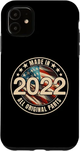 Vista 5 de iPhone 15 Made In 2022 All Original Parts Year Vintage Vintage Case