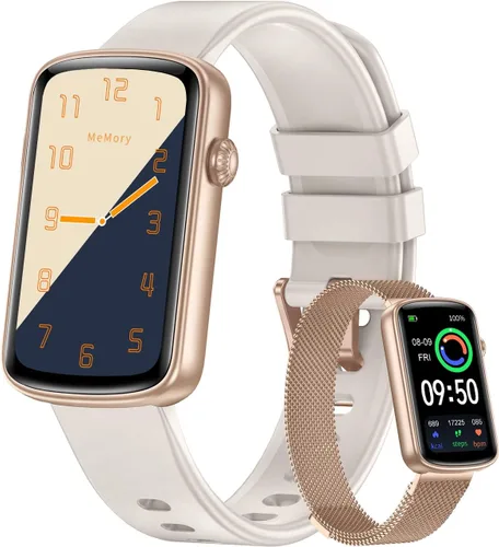 Vista 10 de Fitness Tracker, Fitness Watches for Women Men with Heart Rate Monitor Blood Oxygen Sleep Tracker Pedometer, 1.47" Smart Watch Step Calorie Counter