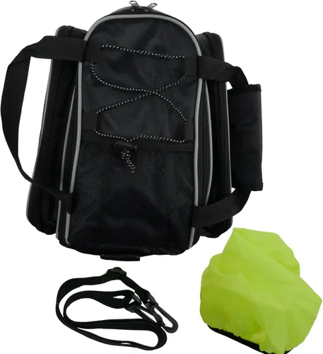 Vista 5 de Disconano® Bolsa impermeable multifunción para la parte trasera del asiento de bicicleta, para ciclismo de excursión, con maletero, paquete