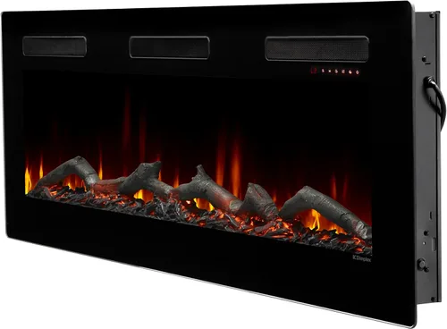 Vista 11 de Dimplex Sierra - Chimenea eléctrica lineal de 48 pulgadas, color negro, 1400 W