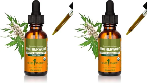 Vista 11 de Herb Pharm Gotas de extracto líquido de motherwort orgánico certificado para soporte del sistema endocrino, 1 onza