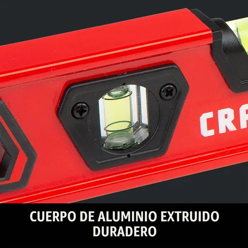 Vista 4 de CRAFTSMAN Nivel de torpedo, 9 pulgadas, con tapas de extremo amortiguadoras (CMHT82390)