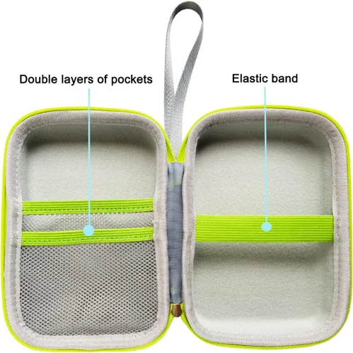 Vista 3 de JCHPINE Estuche rígido de transporte para Leapfrog LeapLand Adventures Learning Video Games, soporte protector de almacenamiento para HDMI Game