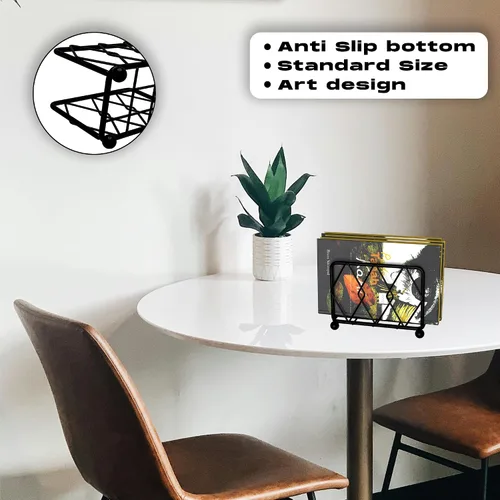 Vista 6 de Servilletero - Un elegante dispensador vertical para servilletas de papel, perfecto para cocina, comedor, encimeras y cócteles. Complementa todas