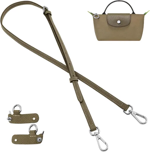 Vista 26 de Jiesinlov Correa de Hombro de Cuero para Bolso de Repuesto, Kit de Conversión Ajustable para Bandolera Compatible con Mini Bolso Antracita