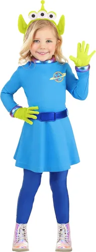 Vista 5 de Disfraz de alienígena Toy Story de Disney y Pixar para niñas pequeñas