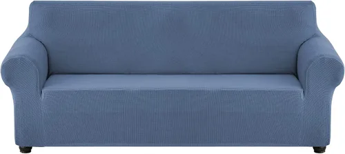 Vista 27 de CONRUSER Funda elástica para sofá, impermeable, funda de sofá suave, protector de muebles con parte inferior elástica para niños, mascotas Aqua
