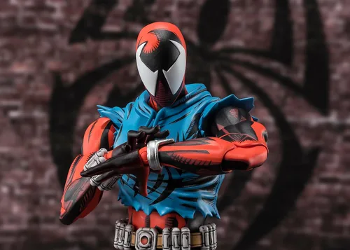 Vista 7 de TAMASHII NATIONS - Spider-Man: Across The Spider-Verse - Figura de acción Araña Escarlata