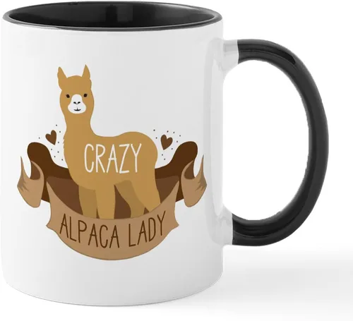Vista 26 de CafePress A Special Alpaca Moment - Taza de café de cerámica (11.0 fl oz)