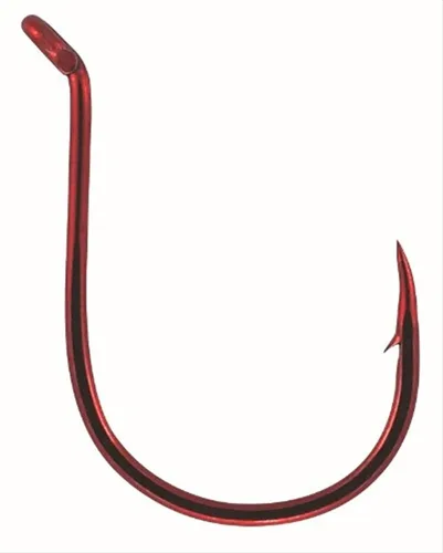 Vista 3 de Mustad Mustad Ultra Point KVD - Gancho de doble espacio ancho para disparo, color rojo