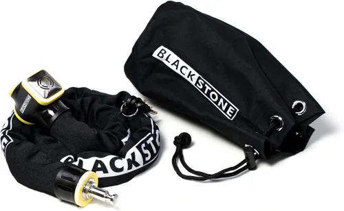 Vista 2 de Blackstone Antirrobo con alarma de 130 db, cadena resistente de 0.394 in y 4 pies (bloqueo de cadena de alarma)