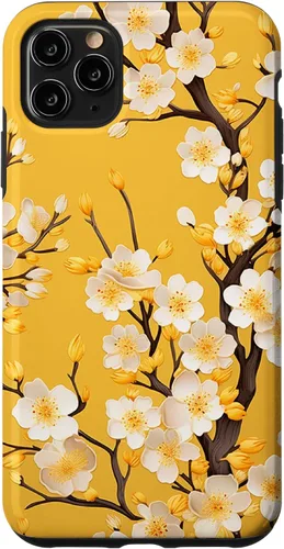 Vista 13 de Yellow Cherry Blossom Case for iPhone 17
