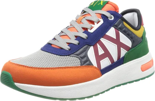Vista 14 de A X ARMANI EXCHANGE Zapatillas bajas para hombre Negro