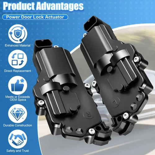 Vista 2 de Accionador de cerradura de puerta izquierda y derecha Compatible con Ford F150 F250 F350 Excursion Expedition Mustang Ranger, Lincoln, Mercury