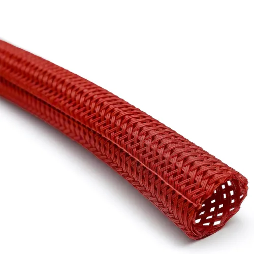 Vista 8 de Electriduct Funda Trenzada Envolvente de Cierre Automático con Gancho de 1/8", Manga Ignífuga de Malla Flexible, Protector de Cables, Organizador