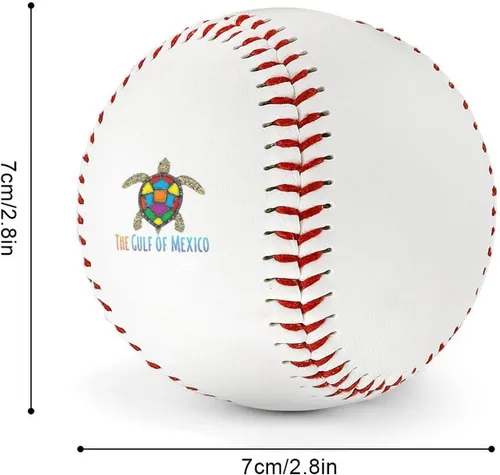 Vista 3 de Béisbol de 2.8 pulgadas de doble cara para práctica de liga unisex máquina de entrenamiento deportivo de lanzamiento conmemorativo