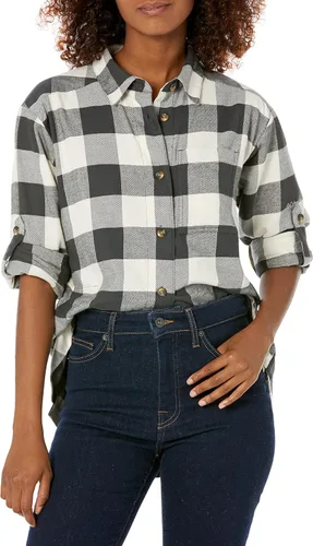 Vista 18 de Columbia Camisa de franela Holly Hideaway para mujer Tartán de búfalo de tiza