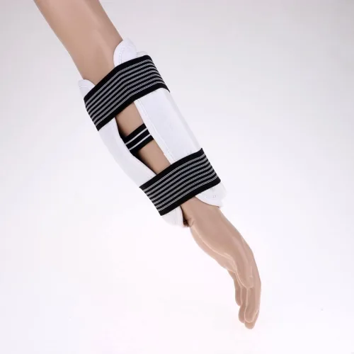 Vista 6 de Taekwondo - Protector de antebrazo para karate Sparring Martial Elbow Arm Protector para adultos, jóvenes, niños