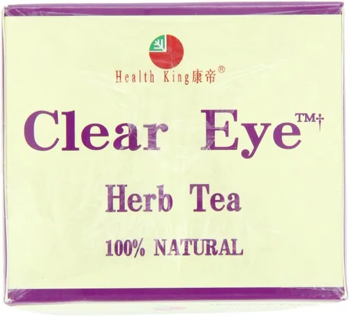 Vista 5 de Health King Té de hierbas Clear Eye, bolsitas de té, caja de 20 unidades (paquete de 4)