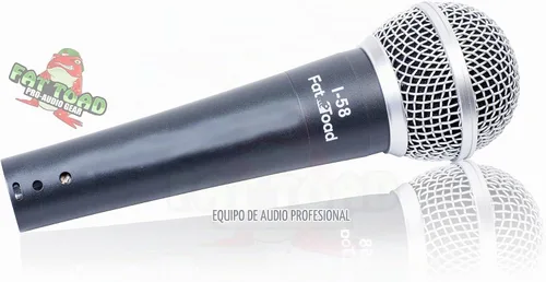 Vista 4 de Fat Toad Micrófonos dinámicos de mano (Live ResponsePRO Edition) Paquete de 2 micrófonos vocales cardioides con clips para DJ Karaoke, grabación