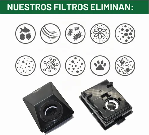 Vista 4 de EZ SPARES Compatible con filtros estilo HEPA Rainbow E2 para la serie E2, parte R12179 y R12647B, lavable y reutilizable (paquete de 2)
