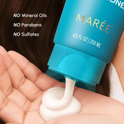 Vista 17 de MAREE Acondicionador para cabello para mujeres y hombres – Acondicionador profundo hidratante hidratante color seguro – Hidratante para cabello
